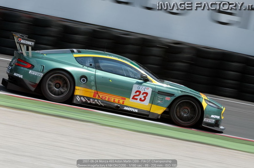 2007-06-24 Monza 493 Aston Martin DB9 - FIA GT Championship